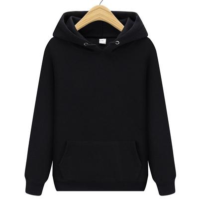 Spring Autumn Fashion Solid Color Hooded Sports Hoodie Casual Couple Pullover Hoodie Hoodies & Sweatshirts (men’s)