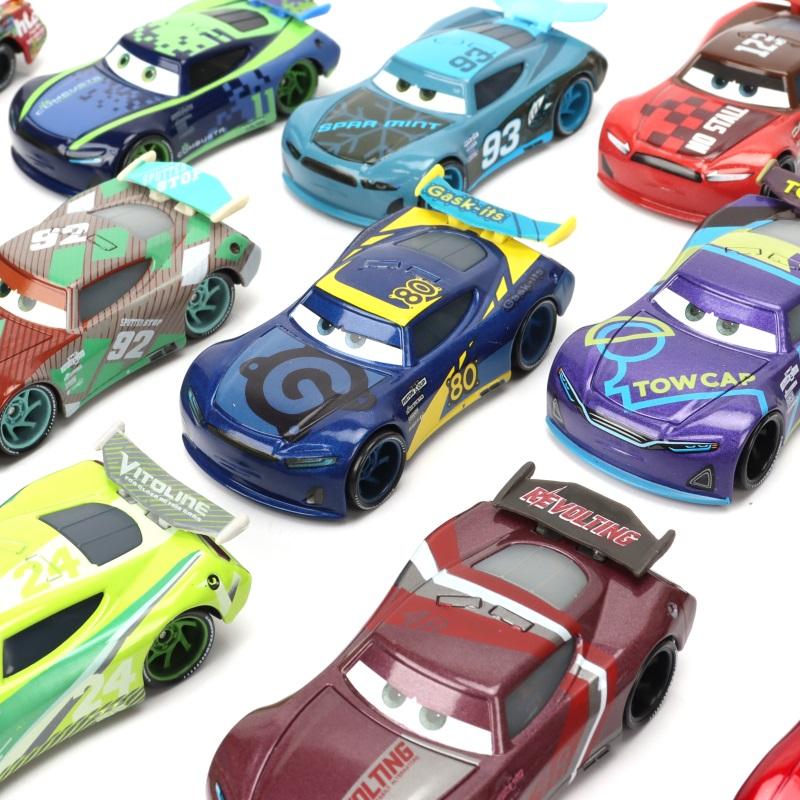Cars Toy Christmas McQueen ROUTE 66 McQueen Chick Hicks Racing Car 1:55 Diecast Alloy Car Model Boy's Christmas Gift