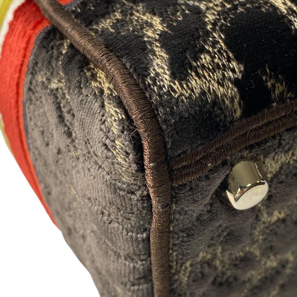 Used DiorShoulder Bag Leopard Suede Women