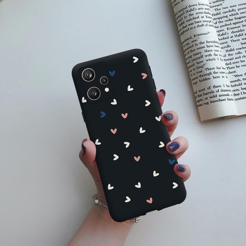 For Realme 9 2022 Case Cute Cat Cartoon Painted Soft Silicon Phone Back Cover For Realme 9 4G Cases Fundas RMX3521 Realme9 Coque
