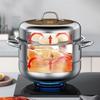KBH 304 Stainless Steel Double-Layer Steamer Pot