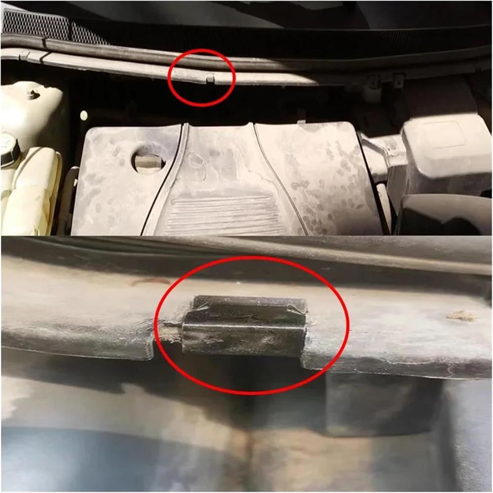 6ks Kovové spony do auta Kryt stěny kapoty Klipy pro lištu 1329640 Pro Ford Focus MK2