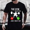 Men's Street T-shirt Fitness Gym Sport Strength Training Funny Tops Tees Summer T Shirt Tee Shirt for Men Tshirt Clothing
