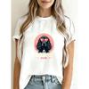 Cockerspaniel Mom T Shirt White Cocker Spaniel Dog With Heart Sunglasses And Text Cockerspaniel Mom For Dog Lovers Casual Wear