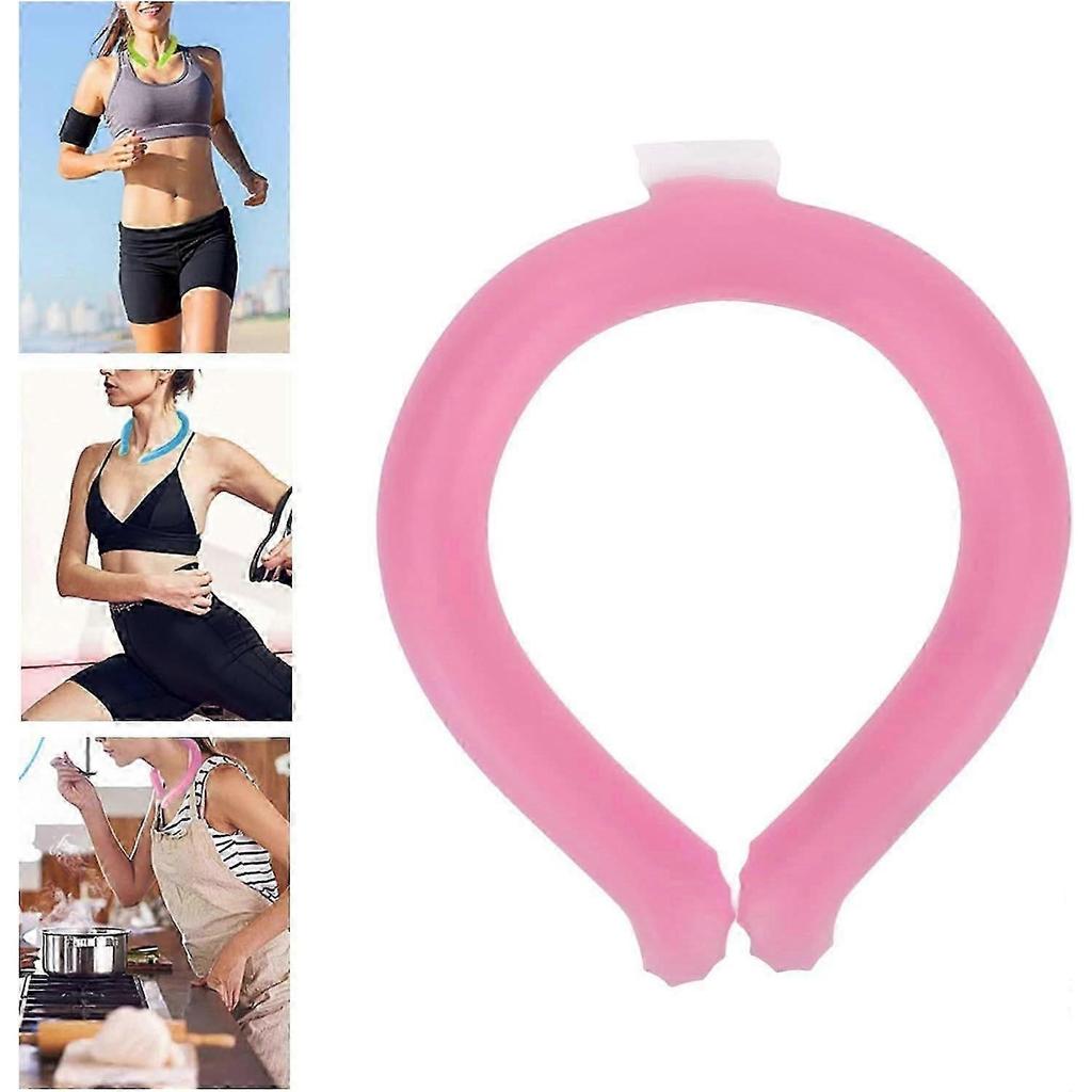 Wearable Neck Cooler, Cool Gel Neck Wrap, Reusable Neck Cooling Ring for Summer Heat