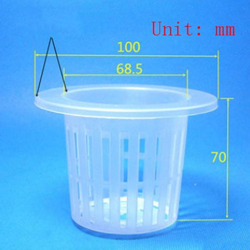 10Pcs Mesh Pot Net Cup Basket Hydroponic Aeroponic Plant Grow Garden Garden Tool