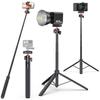 UURIG VRIG TP-16 1.4M Extendable Camera Selfie Stick Tripod with 360° Ball Head Aluminum Alloy Camera Stand for IPhone & Sony Quick Release