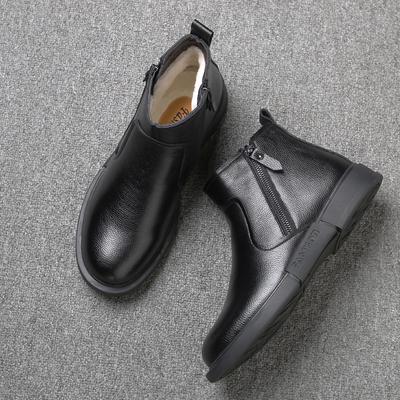 Martin Stiefel Herren Herbst neu Britischer Stil Workboots High-Top Leder Trend Retro Lederstiefel Winter Chelsea Stiefel