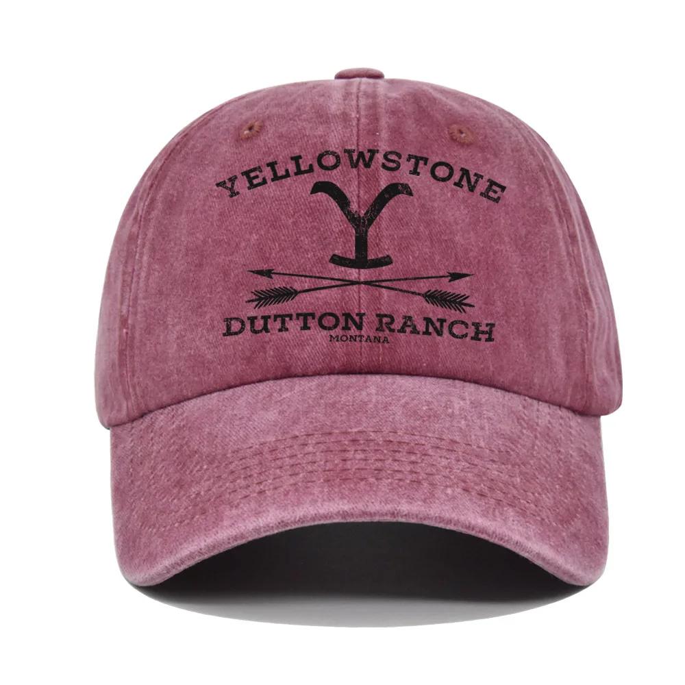 Baseball Cap Snapback Hat YELLOWSTONE Sun Hat Spring Autumn Baseball Cap Sport Hip Hop Fitted Cap Hats for Men Women