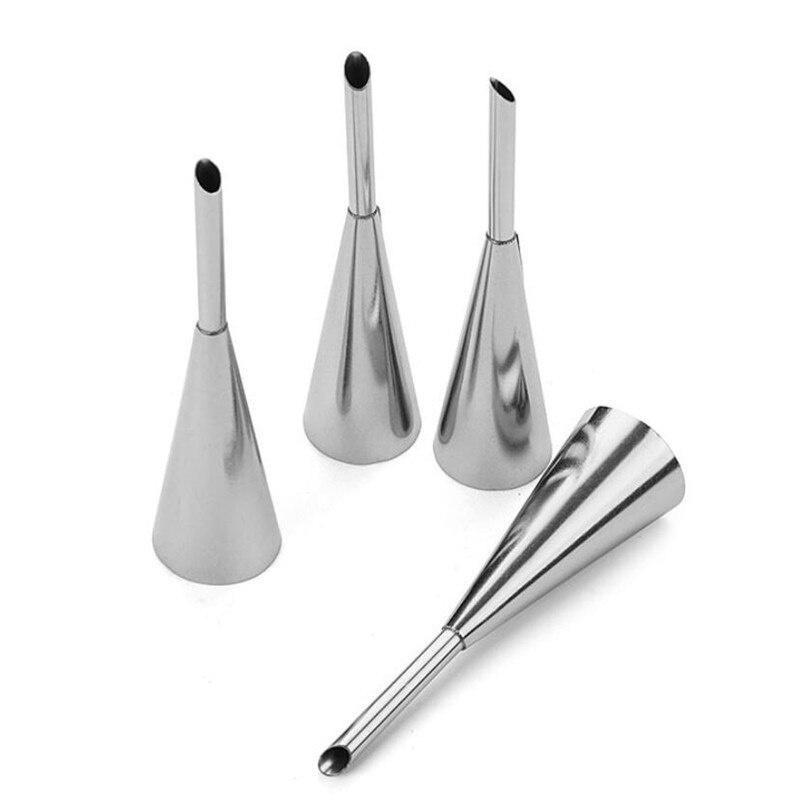 Nástavec s tryskou na nádech Cukrovinky z nerezové oceli Dortový košíček Nástroj na vstřikování pomrazy Sada trubiček na stříkačky na pečivo