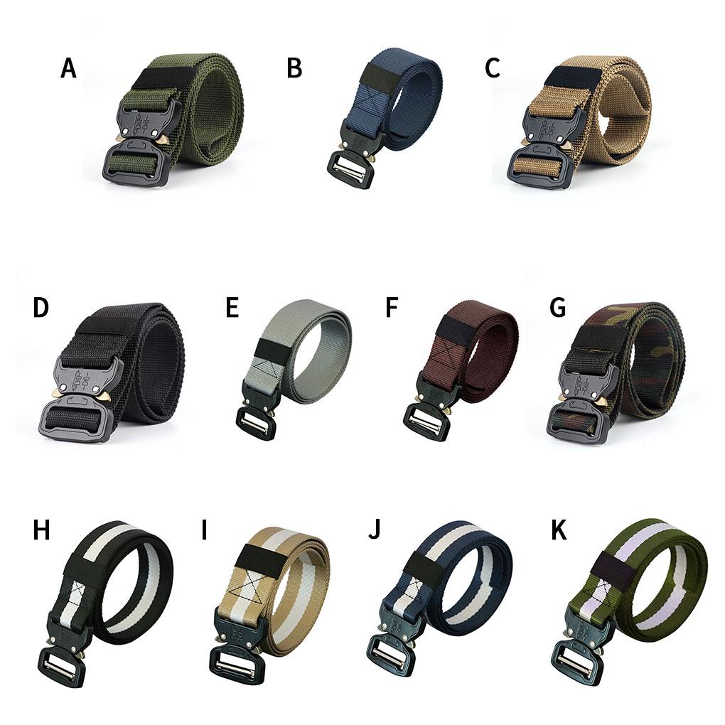 2021 Newest Nylon Belt Men Tactical Belt Military SWAT Belts Knock Off Survival Waist Tactical Battle Belt
