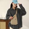 Multifunctional simple fashion breast bag women's light commuting versatile handbag niche shoulder messenger bag