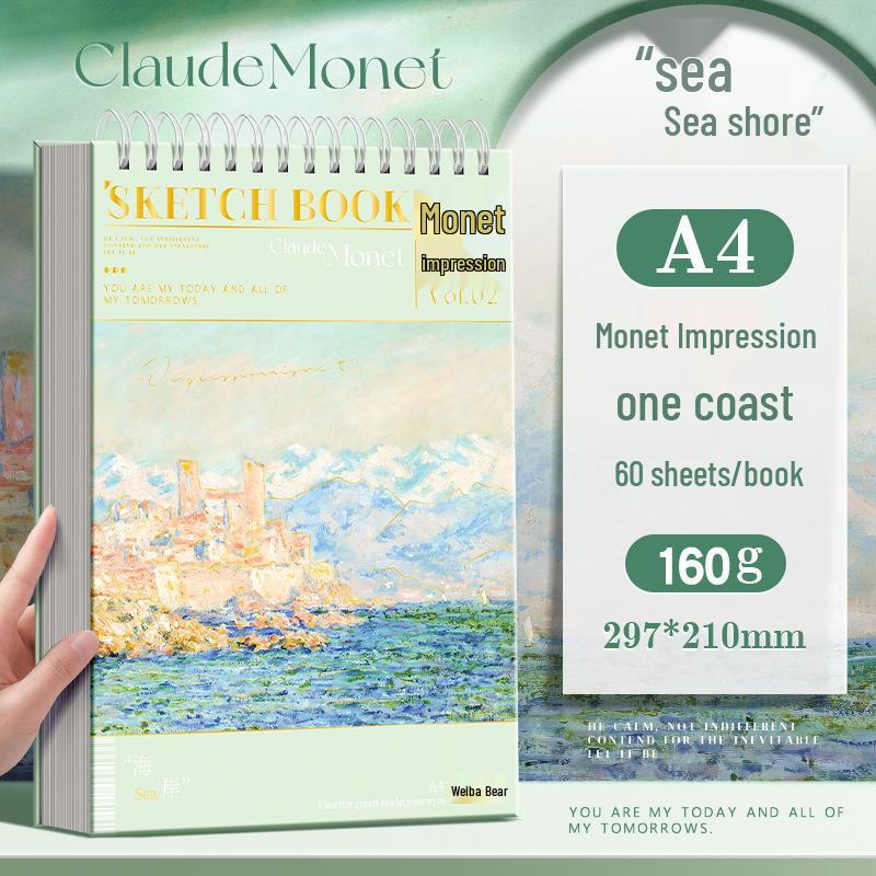 Premium Hardcover Detachable Sketchbook for Art Students with Thick Drawing Paper