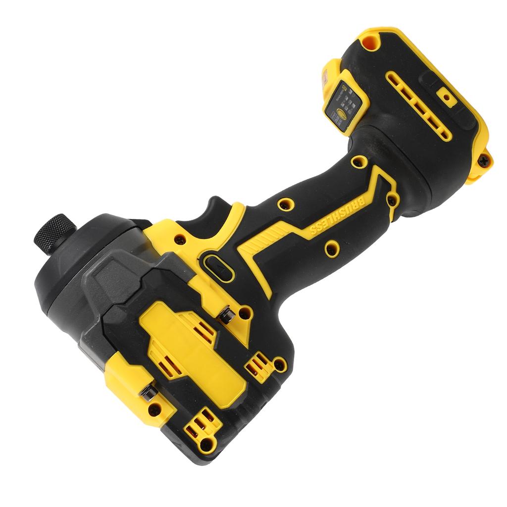 Cordless Screwdriver 3 Gears Adjutsable High Speed Brushless Electric Screwdriver with LED Light