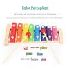 Wooden Xylophone Educational Toy for Babies - Hand-Knocked Percussion Instrument