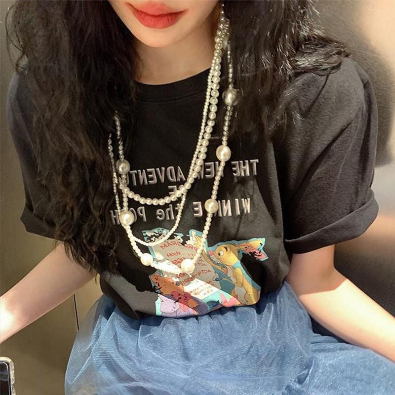 Irregular Long Pearl Necklace French Light Luxury Temperament Sweater Chain Niche Simple High Sense Necklace Women