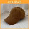 Gorra de Béisbol Minimalista Vintage de Ante con Visera Curva Para Uso Casual Invernal