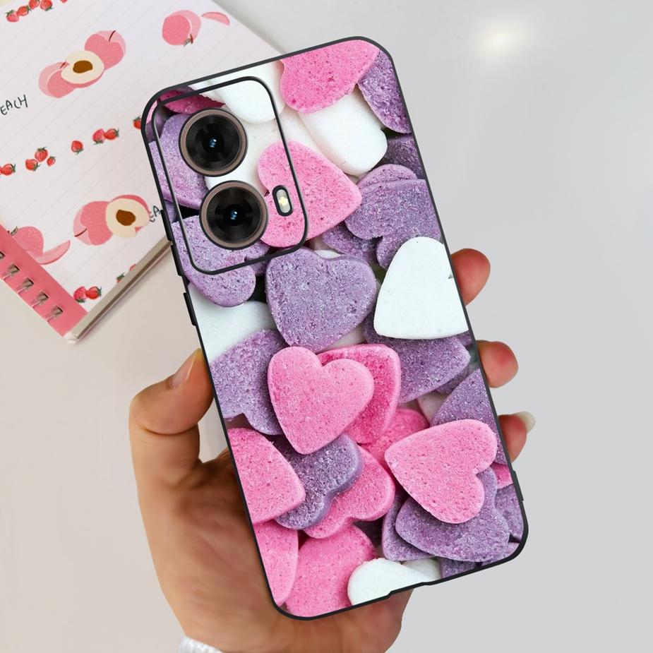 For Motorola Moto G85 Case New Fashion Painted Cover 6.67'' Soft Silicone Phone Case For Moto G85 G 85 MotoG85 Back Cover Bumper