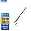 Two-Tooth Garden Rake with 1.2m Wooden Handle