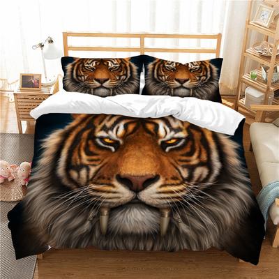 Ensemble de literie deux ou trois pièces, série Tiger, en polyester