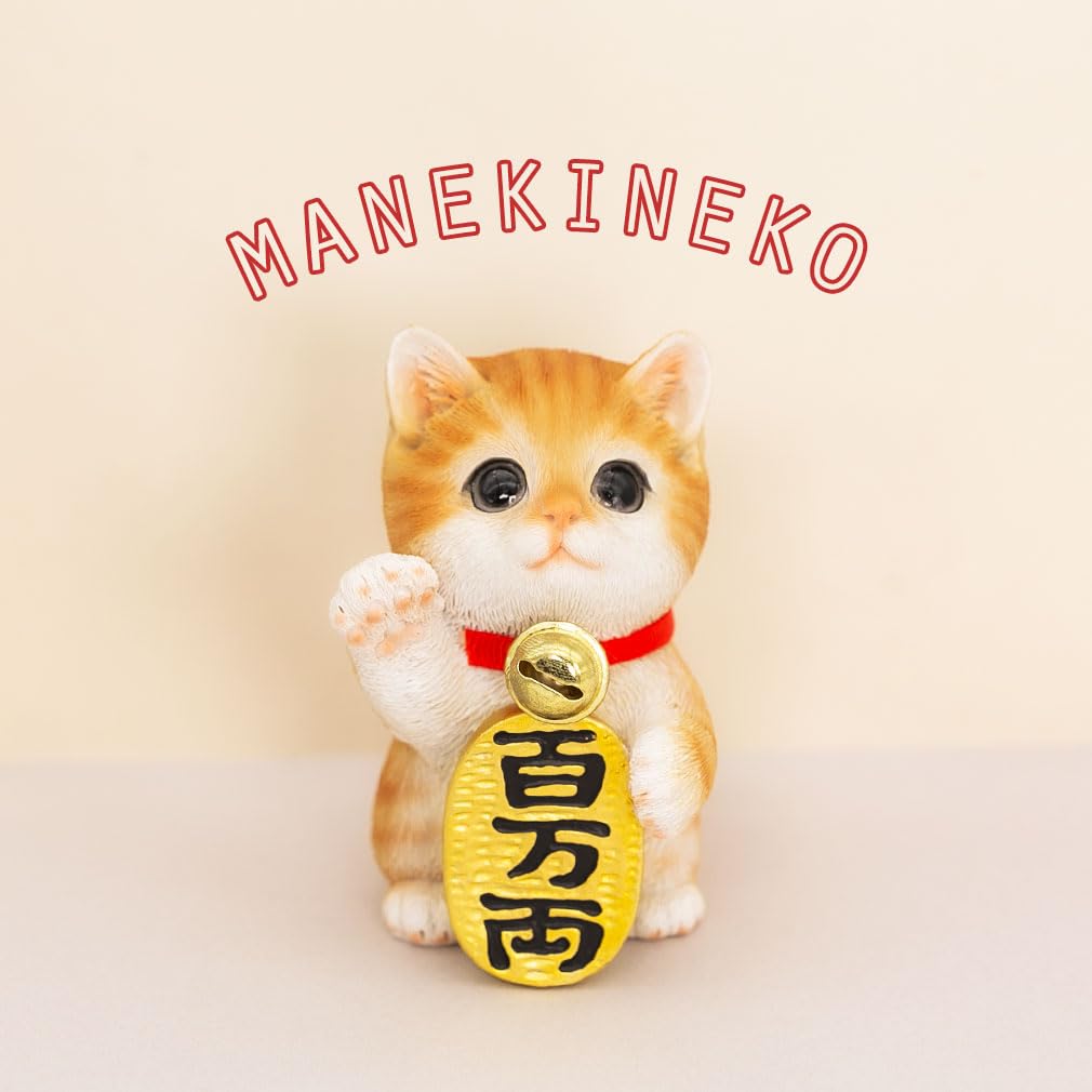 Devalier Cat Prosperous Protection from Misfortune and Good and Financial Perfect for Restaurant and New Perfect as a cb039y Maneki-neko Figurine,