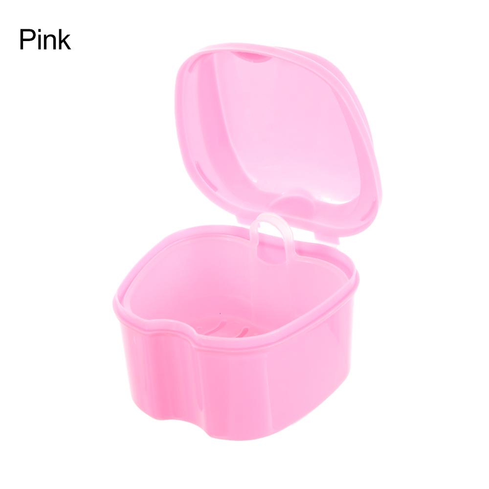 Durable Dental Tray Orthodontic Retainer Container Storage Denture Box Case Rinsing Basket Health Care Product Oral Hygience