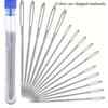 25 Pcs Large Eye Stitching Needles Sewing Needles Handmade Leather Needle Steel Yarn Knitting Needles Used For Sewing Tool Set
