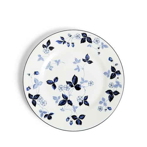 [Officially Imported] Wedgwood Strawberry Ink Blue Plate, 20cm, Wedding Gift, 1072181