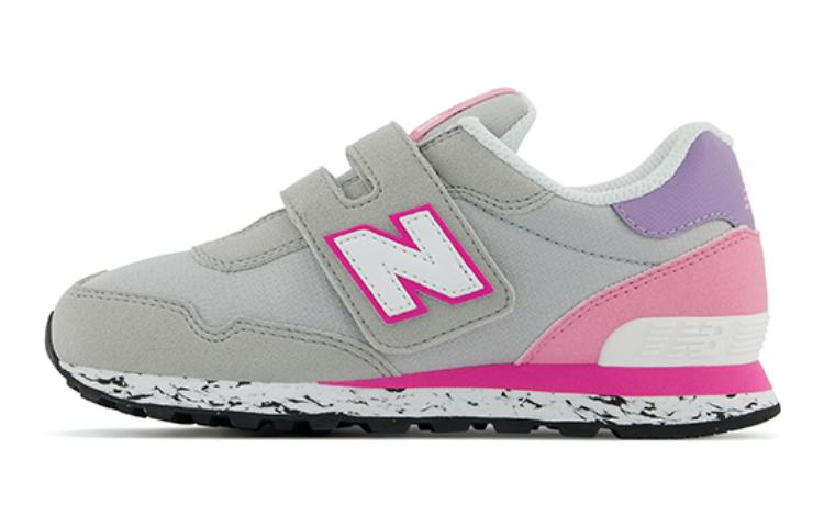New Balance NB 515 Abrasion Resistant Low top Kids Lifestyle Shoes Gray Kids PV515DK 31