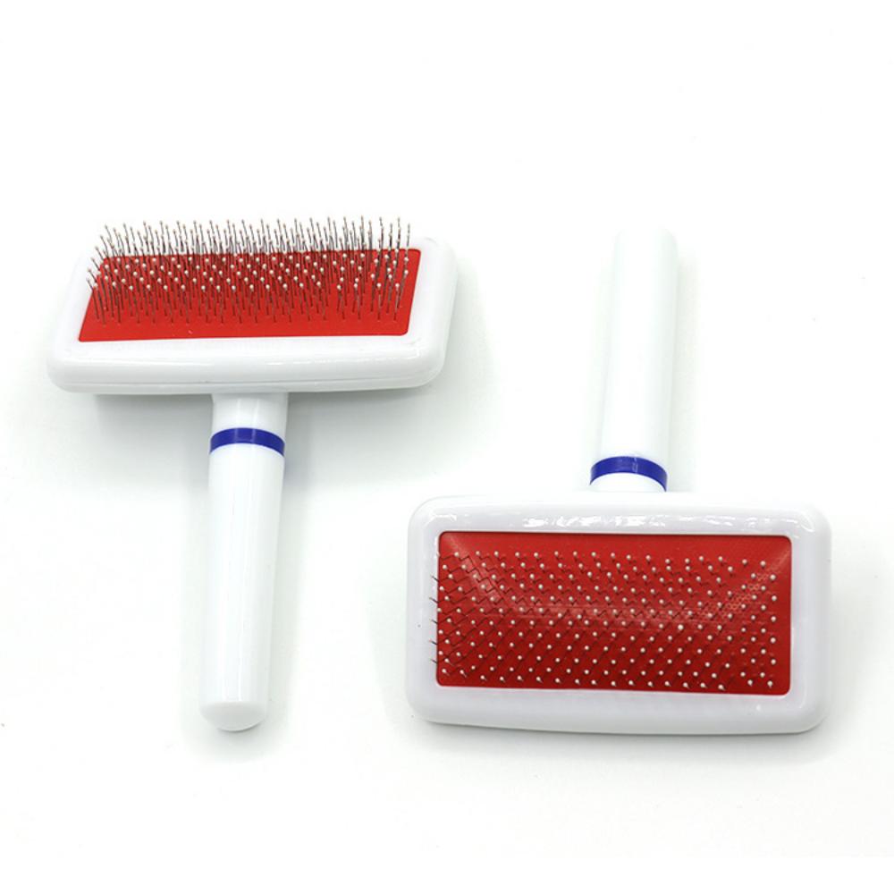 Pet Supplies White Air Bag Stainless Steel Pin Brush