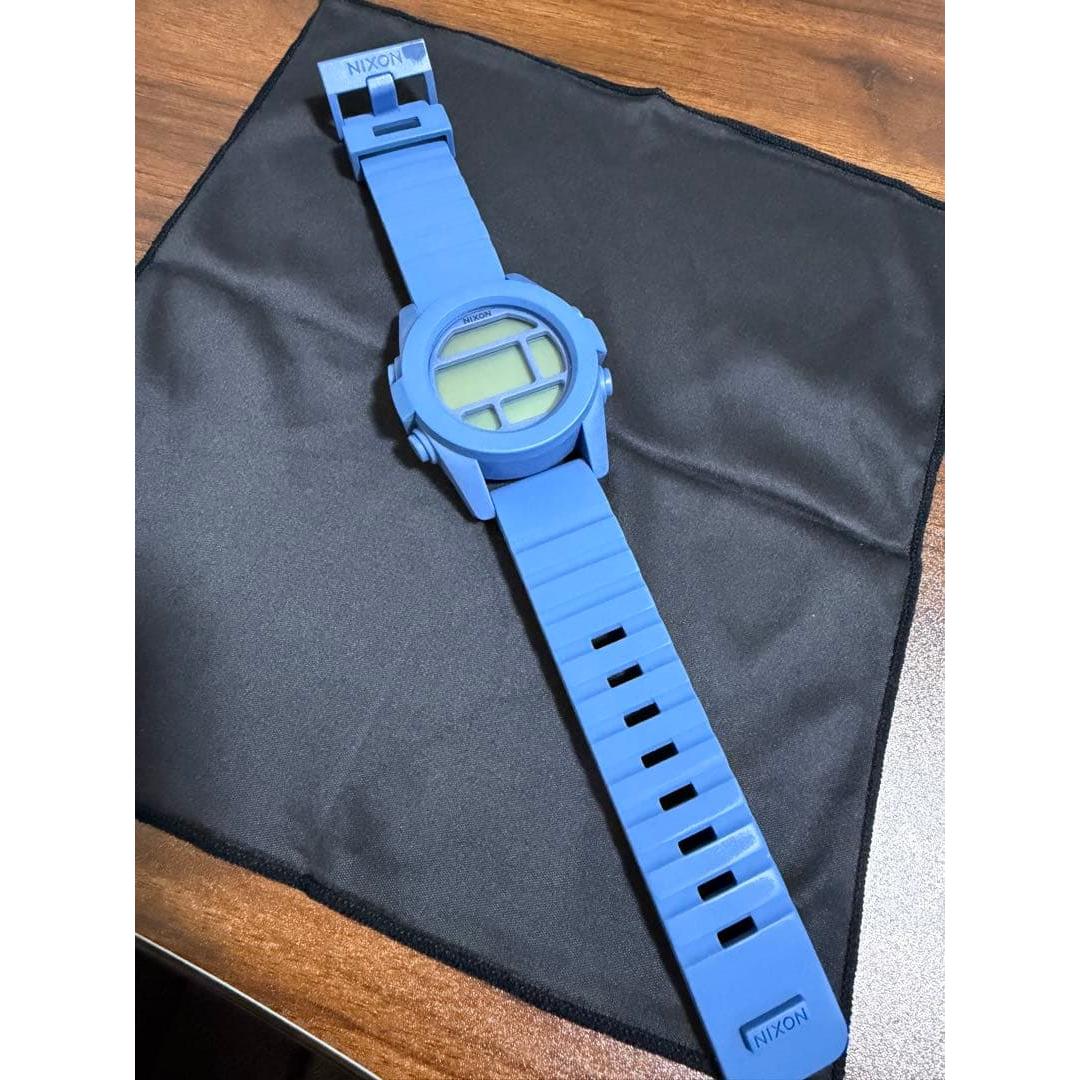Used Good condition NIXON THE UNIT Nixon digital watch blue