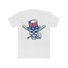 Uncle Sam Schädel Bronx New York Baseball Logo Herren Baumwolle Rundhals T-Shirt