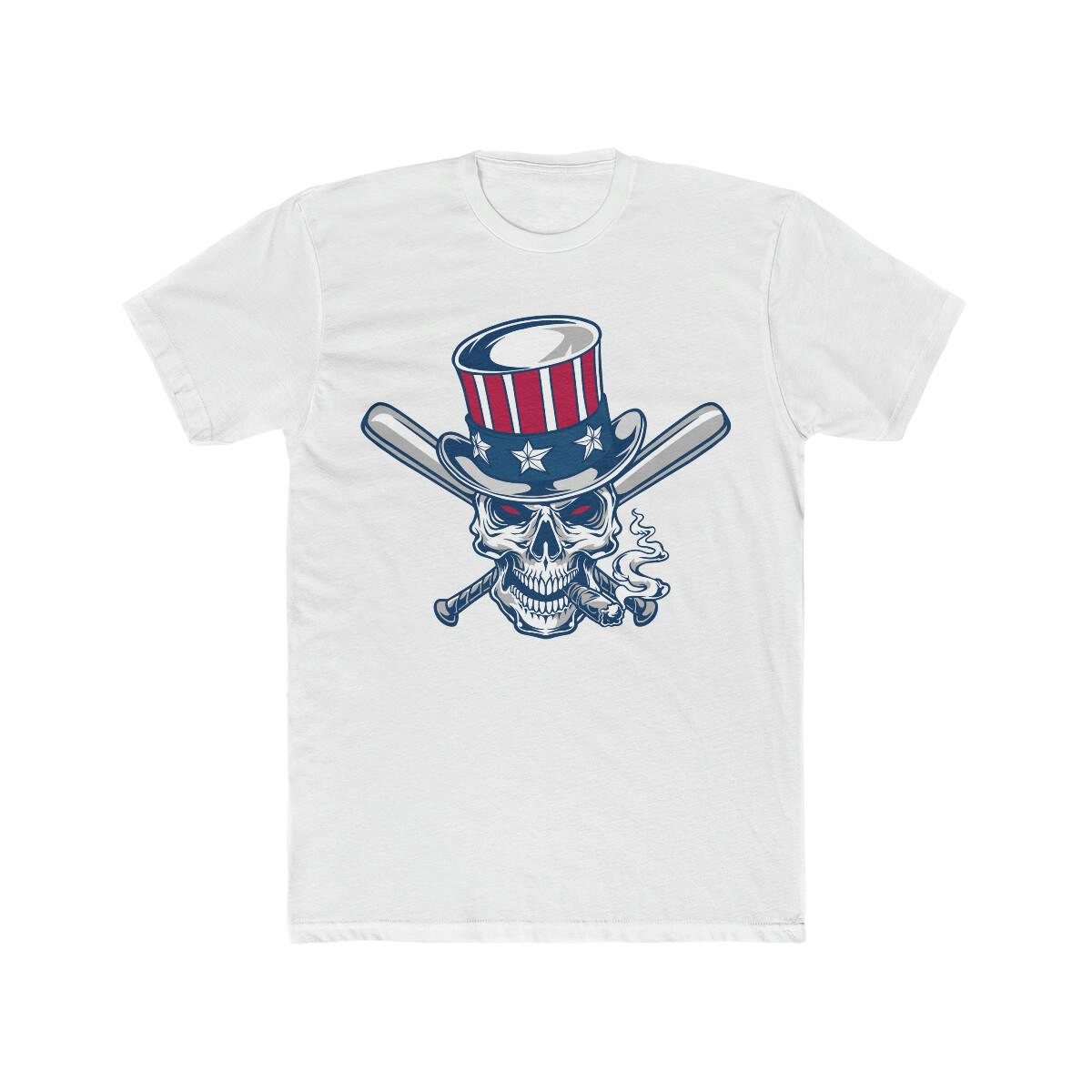 

Uncle Sam Skull Bronx New York Baseball Logo Men s Cotton Crew Tshirt Tee 5XL різнокольоровий