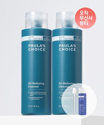 Paulaschoice [118 Ml Toner   Pump Free] Skin Balancing Oil Reducing Cleanser 473Ml Duo