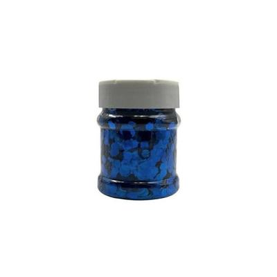 Sequins - Honeycomb - 100g - 6mm - Blue Color