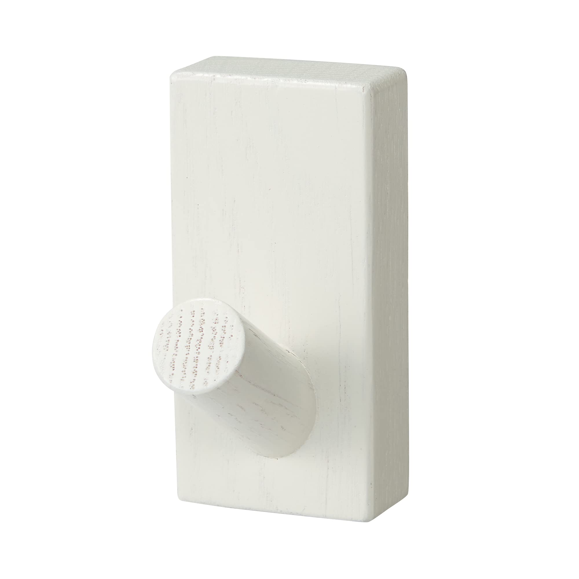 

MUJI Resin Wall-Mounted Furniture Hook, Oak Wood, Light Gray, 44520697, Width 4 x Depth 6 x Height 8cm