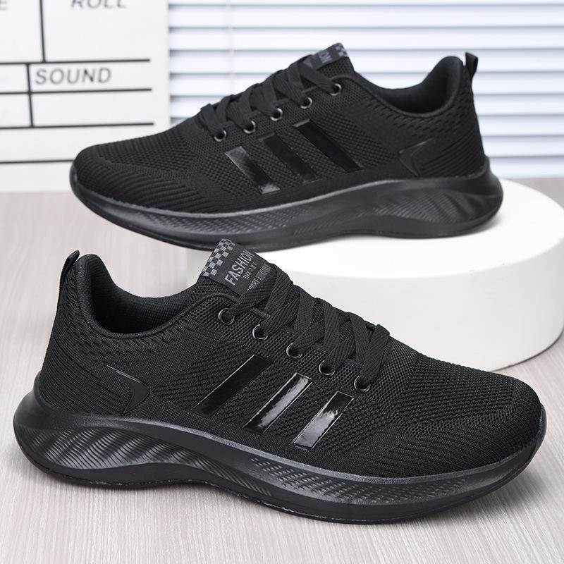 Men's Shoes Autumn New Mesh Breathable Running Shoes Fashionable Versatile Sports Shoes Soft Sole Lightweight Men's Casual Shoes