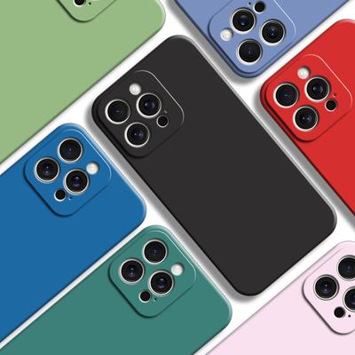 Per Custodia iPhone 16 Pro Per Cover iPhone 16 Pro Gomma Siliconica Liquida Originale Bumper Antiurto Per iPhone 16 Pro Max Plus