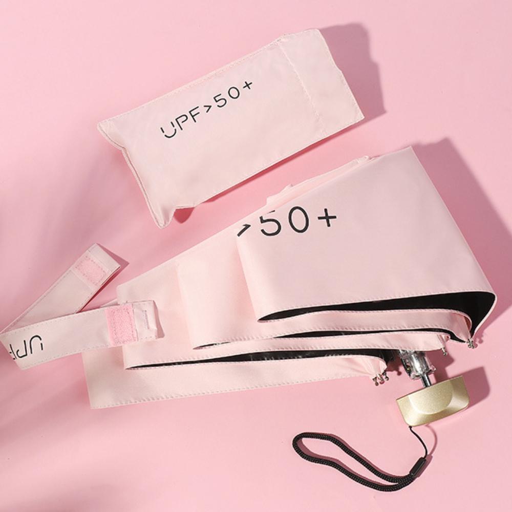 Anti-UV Mini Sun Protection Umbrella Lightweight Folding Sun Umbrella  Students
