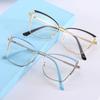 Hot-selling new fashion metal glasses frame myopia glasses frame optical men's and women's plain glasses frame