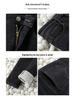 Jeans Skinny Negros para Mujer con Forro de Forro Polar, Extra Largos, de Cintura Alta, Ajuste Delgado, Primavera/Otoño 2023.
