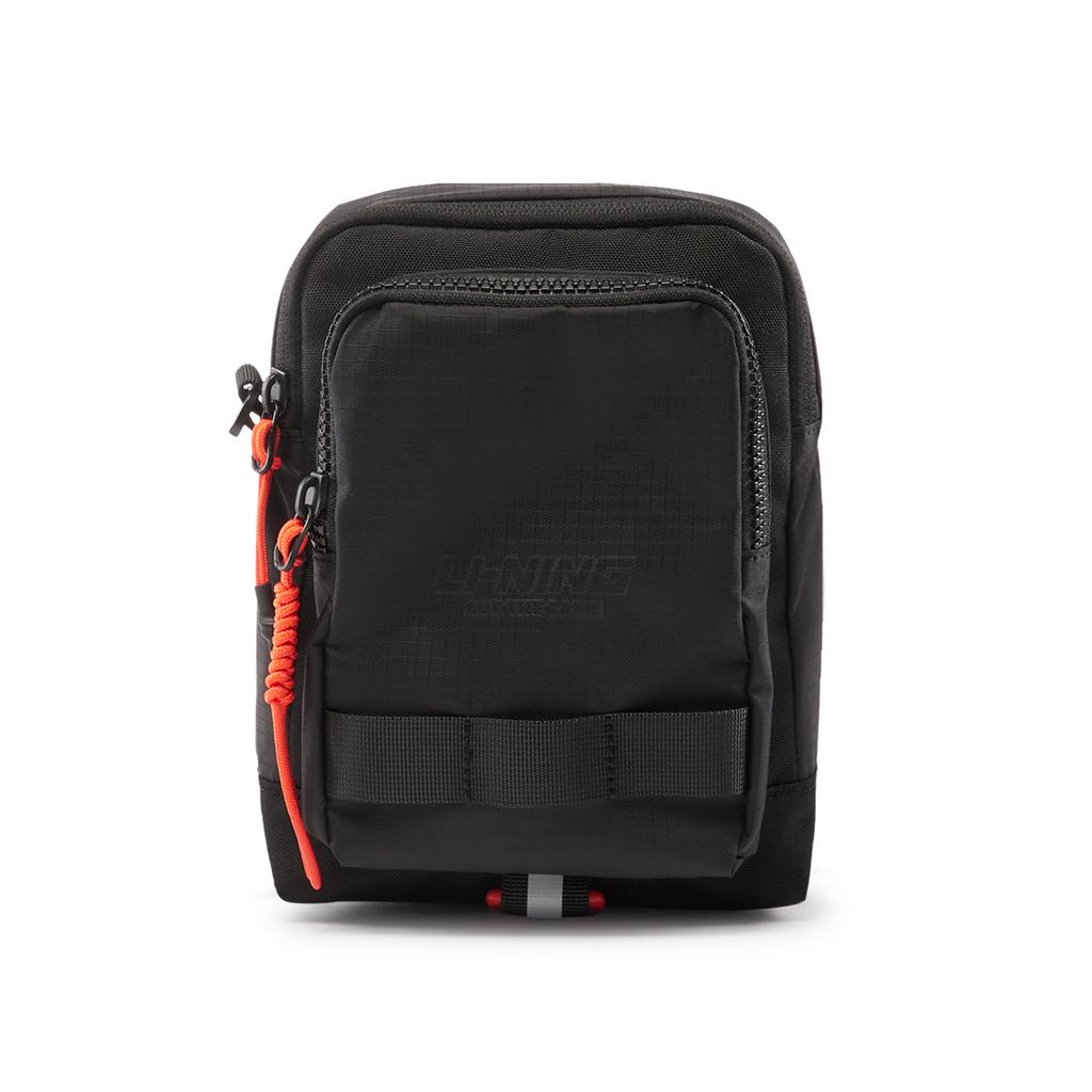 New LiNing Sports Life Collection Polyester Crossbody Bag, Shoulder Bag Unisex Black ABDV085-1