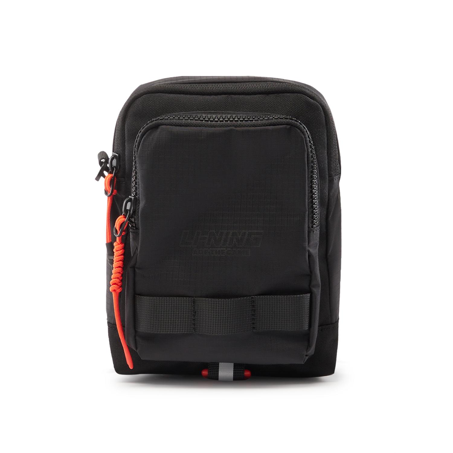 

New LiNing Sports Life Collection Polyester Crossbody Bag, Shoulder Bag Unisex Black ABDV085-1 41.9*22.9*54.6CM