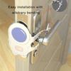 Adjustbale Door Latches Covers Closers Quiet Lock Cushion Door Silencers Safety Protections Buffers Pad Easy to Install