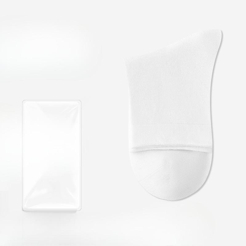 

Female Autumn All Match Pure Cotton Deodorant Sweat Absorbing Moon Son in The Tube Pile Socks 1 pair