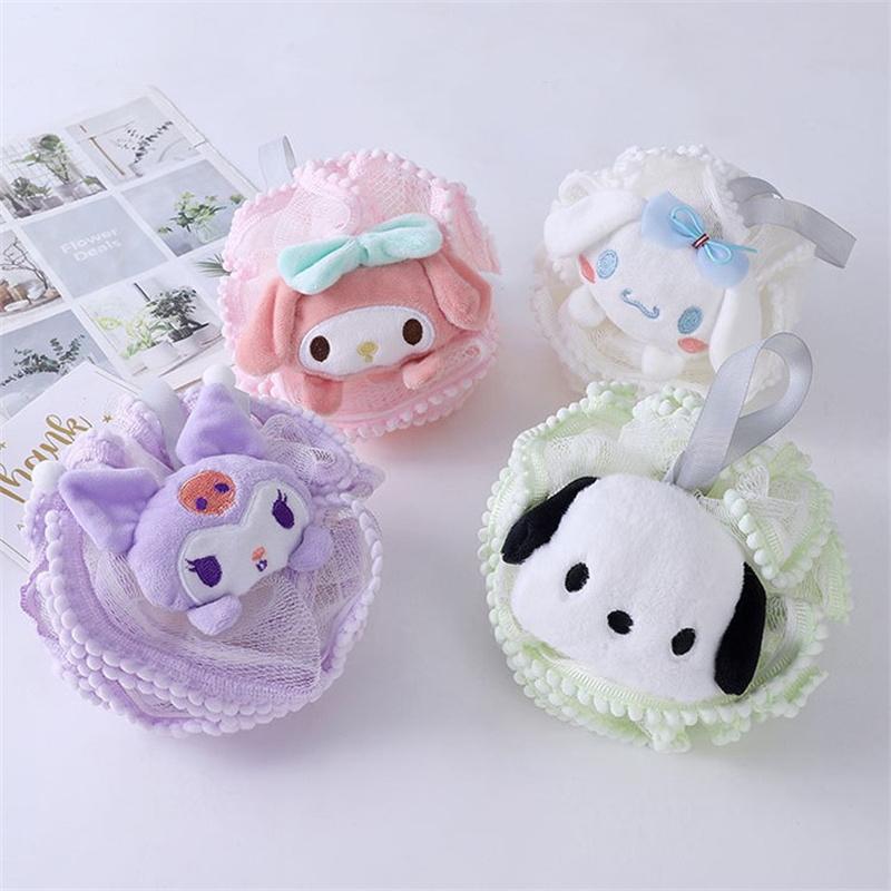 Bath Loofah Shower Bath Sponges Cute Soft Body Scrubber For Men Women Spa Body Clean Bathing Accessories