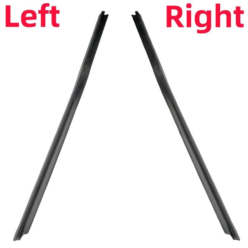 4X Front & Rear Door Window Left & Right Outer Belt Weather-Strip Upper For Ford F250 F350 F450 F550 Super Duty Crew Cab 99-2016