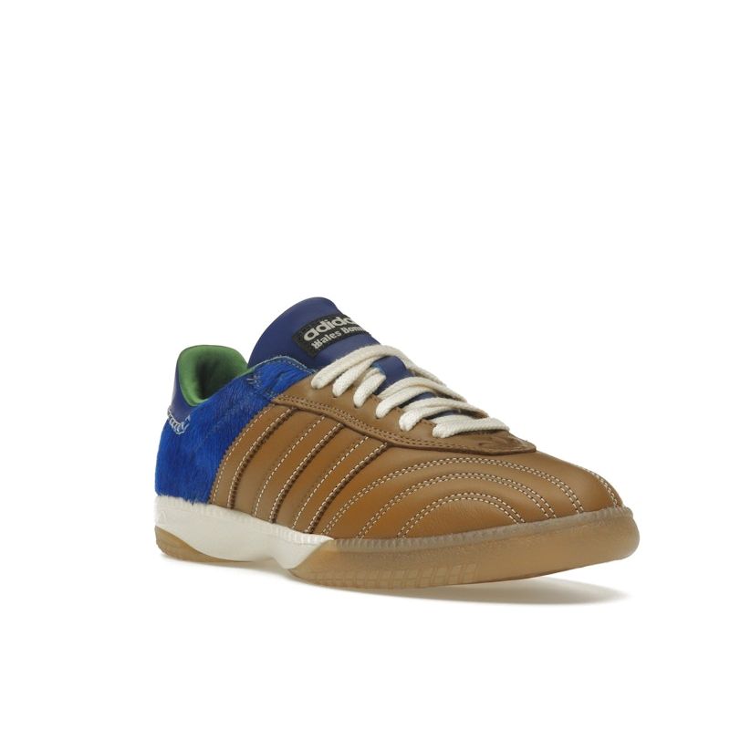 Adidas Wales Bonner X Samba Millennium Nappa Pack - Brown Royal Blue Unisex Sneakers Supplier-Color IF6704