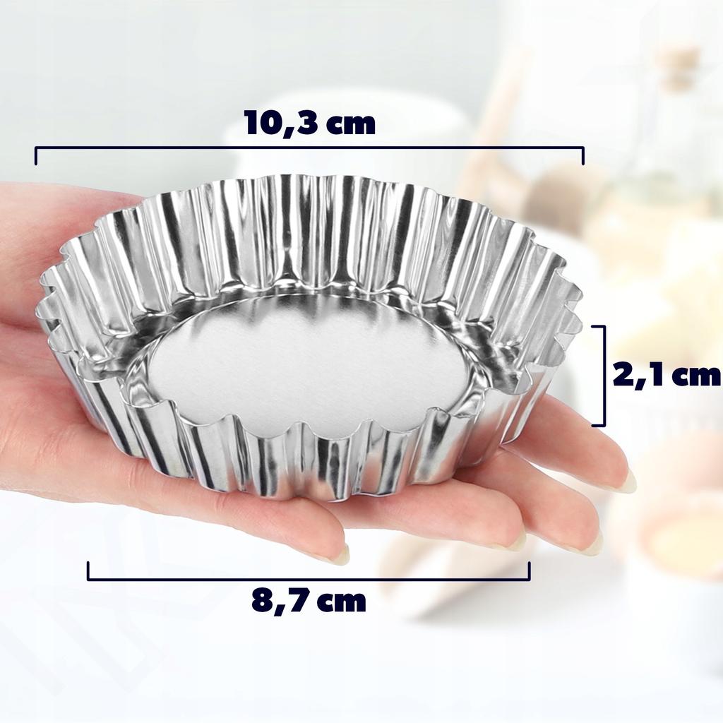 KADAX Foremki Do Tartaletek Babeczek metal
