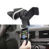 Universal Car Phone Holder Air Vent Holder Double Mount Clips 360 Rotation GPS Holder Stand Cradle for Samsung Iphone Lg Xiaomi